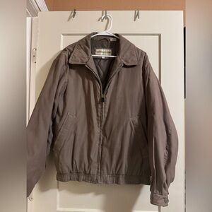 Vintage Perry Ellis Brown Houndstooth Jacket